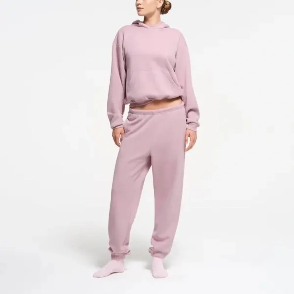 Skims Dusk Cotton Fleece Hoodie - Picture 2 of 2